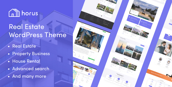 Horus – WordPress-Template für Immobilien und Immobilienauflistung