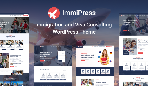 ImmiPress – WordPress-Layout für Einwanderungs- und Visaberatung