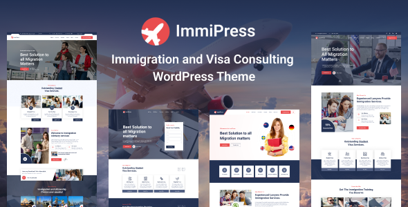 ImmiPress – WordPress-Layout für Einwanderungs- und Visaberatung