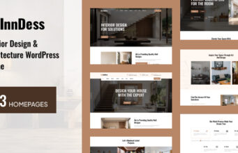 Indess – WordPress-Template für Innenarchitektur und Architektur
