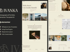 Ivanka – Foto- und Portfolio-Elementor-Vorlagen-Kit
