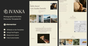 Ivanka – Foto- und Portfolio-Elementor-Vorlagen-Kit
