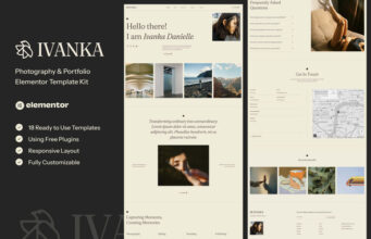 Ivanka – Foto- und Portfolio-Elementor-Vorlagen-Kit