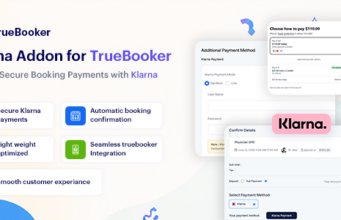 Klarna-Zahlungsintegration mit TrueBooker