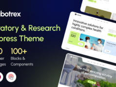 Labotrex – WordPress-Vorlage für Labor- und Wissenschaftsforschung + WooCommerce-Unterstützung