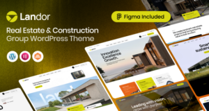 Landor – WordPress-Vorlage für Immobilien- und Baukonzerne