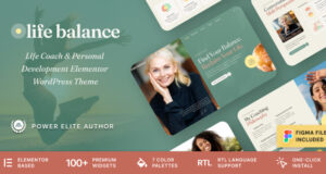 Life Balance – Persönlicher Mentor und Lifestyle-Coach WordPress-Layout