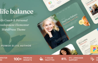 Life Balance – Persönlicher Mentor und Lifestyle-Coach WordPress-Layout