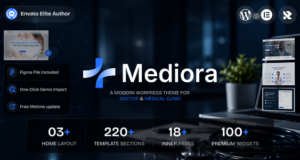 Mediora – Elementor-WordPress-Vorlage für Ärzte und medizinische Kliniken