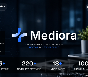 Mediora – Elementor-WordPress-Vorlage für Ärzte und medizinische Kliniken