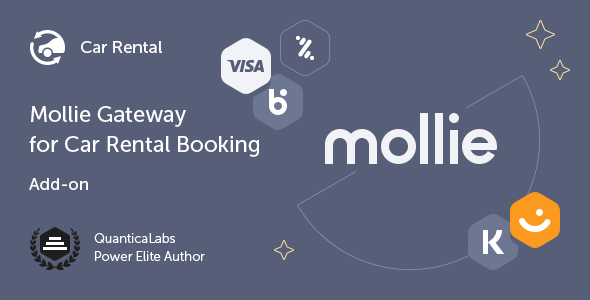 Mollie Add-on: Mietwagen-Buchungssystem