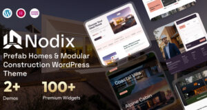 Nodix – WordPress-Layout für Fertighäuser und modularen Bau