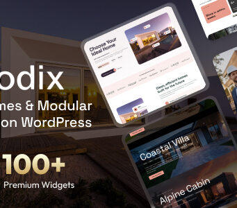 Nodix – WordPress-Layout für Fertighäuser und modularen Bau