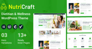 NutriCraft – WordPress-Vorlage für Ernährungsberater und Wellness