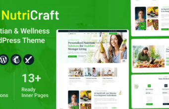 NutriCraft – WordPress-Vorlage für Ernährungsberater und Wellness