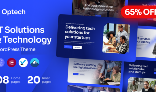 Optech – WordPress-Template für IT-Lösungen und -Dienste
