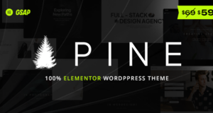 Pine – Elementor-Kreativagentur und Portfolio-WordPress-Template
