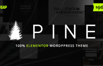 Pine – Elementor-Kreativagentur und Portfolio-WordPress-Template