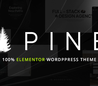 Pine – Elementor-Kreativagentur und Portfolio-WordPress-Template