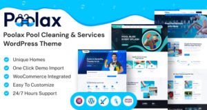 Poolax – WordPress-Template für Poolreinigung und -dienstleistungen