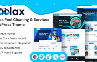 Poolax – WordPress-Template für Poolreinigung und -dienstleistungen