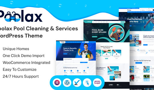 Poolax – WordPress-Template für Poolreinigung und -dienstleistungen