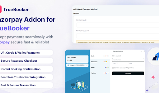 Razorpay-Integration mit TrueBooker