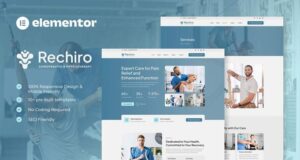 Rechiro – Elementor-Vorlagen-Kit für Chiropraktik und Physiotherapie