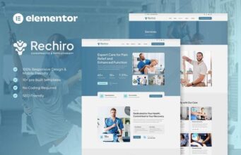 Rechiro – Elementor-Vorlagen-Kit für Chiropraktik und Physiotherapie
