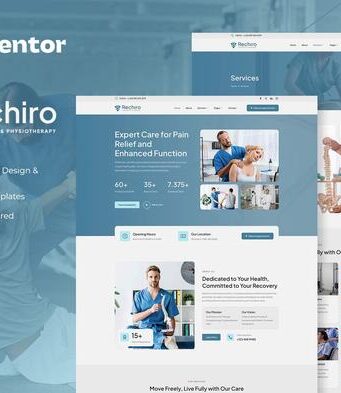 Rechiro – Elementor-Vorlagen-Kit für Chiropraktik und Physiotherapie