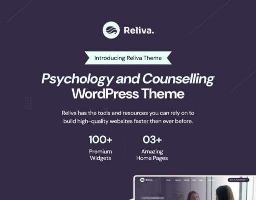 Reliva | WordPress-Layout für psychische Gesundheit und Beratung