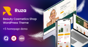 Ruza – WordPress-Template für den Schönheitskosmetik-Shop