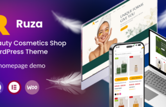 Ruza – WordPress-Template für den Schönheitskosmetik-Shop