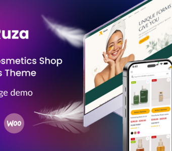 Ruza – WordPress-Template für den Schönheitskosmetik-Shop