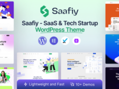 Saafiy – Saas & Tech Startup WordPress Template