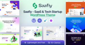 Saafiy – Saas & Tech Startup WordPress Template