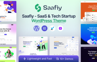 Saafiy – Saas & Tech Startup WordPress Template