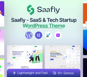 Saafiy – Saas & Tech Startup WordPress Template