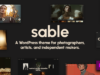 Sable – WordPress-Vorlage für kreatives Portfolio