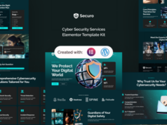 Securo – Elementor-Vorlagenkit für Cyber-Sicherheitsdienste