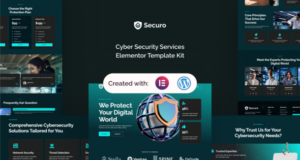 Securo – Elementor-Vorlagenkit für Cyber-Sicherheitsdienste