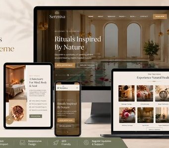 Sereniva – Spa- und Wellness-WordPress-Vorlage
