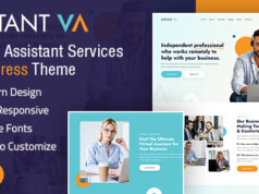 Sofortige VA | WordPress-Layout für den virtuellen Assistenten