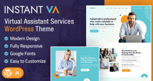 Sofortige VA | WordPress-Layout für den virtuellen Assistenten