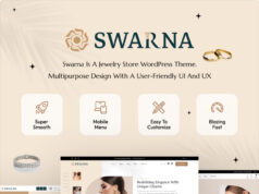 Swarna – Juweliergeschäft WordPress