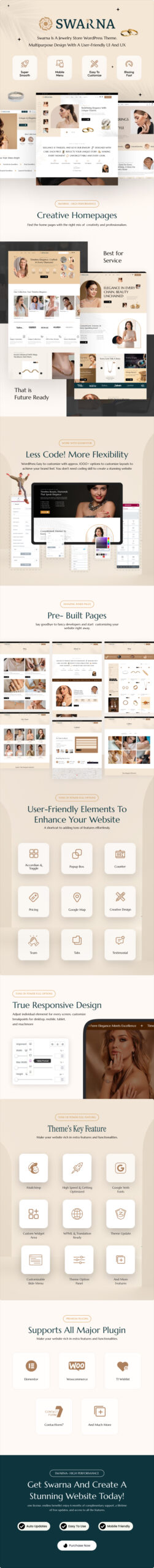 Swarna – Juweliergeschäft WordPress