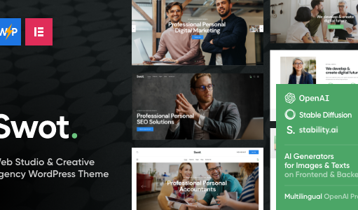 Swot – Digital Solutions Tech WordPress-Vorlage
