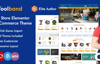 Toolband – Tools Store WordPress WooCommerce Layout