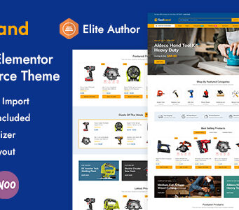 Toolband – Tools Store WordPress WooCommerce Layout