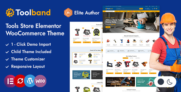 Toolband – Tools Store WordPress WooCommerce Layout